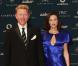 Boris Becker et son épouse Lily Kerssenberg un mois après la naissance du petit Amadeus lors des Laureus World Sports Awards 2010 au Emirates Palace Hôtel à Abu Dhabi le 10 mars 2010 dans les Emirtats Arabes