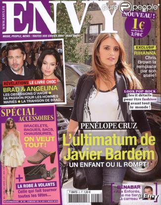 Couverture du magazine Envy