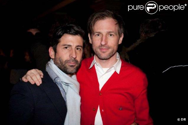 André et Spike Jonze à la soirée avant-première du film,  I'm Here , de Spike Jonze, au pavillon Ledoyen, Paris, le 10 mars 2010 !