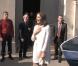 Tim Burton et Marion Cotillard au Ministere de la Culture