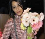 Leïla Bekhti lors de l'inauguration du Printemps du cinéma à Bercy le 21 mars 2010