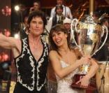 Ronn Moss et Sara Di Vaira pour la 6ème édition de l'émission Ballando con le stelle à Rome le 20 mars 2010