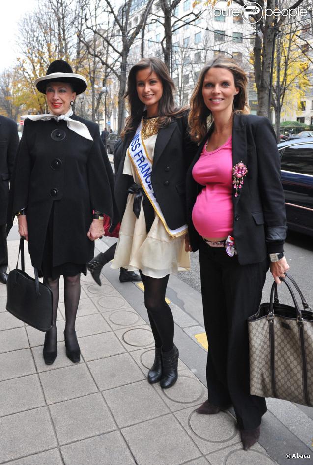 Geneviève de Fontenay, Malika Ménard et Sylvie Tellier 