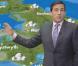 La météo de Steve Carell sur la chaîne britannique GMTV, à Londres, le 1er avril 2010.