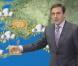 La météo de Steve Carell sur la chaîne britannique GMTV, à Londres, le 1er avril 2010.