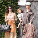 Matthew McConaughey, sa sublime Camila Alves, l'adorable Levi et la beauté Vida jouent les familles... chic et bohèmes !
