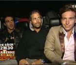 Greg, David et Mickaël arrivés à Paris 