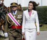 Letizia d'Espagne à Madrid le 10 avil 2010