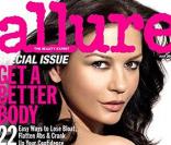 La ravissante Catherine Zeta-Jones en couverture du nouveau numéro d' Allure . 