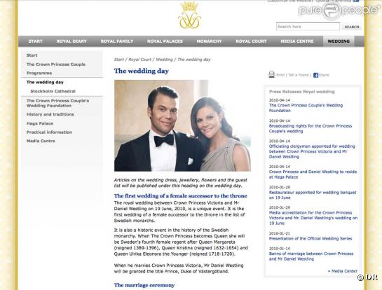 Le 19 juin 2010, la princesse héritière Victoria de Suède convolera avec Daniel Westling, apothéose d'une semaine de festivités sans précédent dans la capitale suédoise !