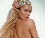 Candice Swanepoel pour la collection Délices Célestes 2010, d'Aguabendita !