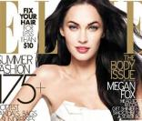Megan Fox en couverture du magazine ELLE US