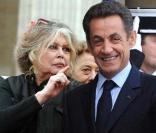 Brigitte Bardot s\'en prend de nouveau à Nicolas Sarkozy, dans une lettre, le 23 avril 2010 ! (photo montage)