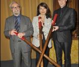 Les lauréats du prix du Brigadier 2009 : Ludmila Mikaël, Etienne Bierry et Arnaud Denis<br />