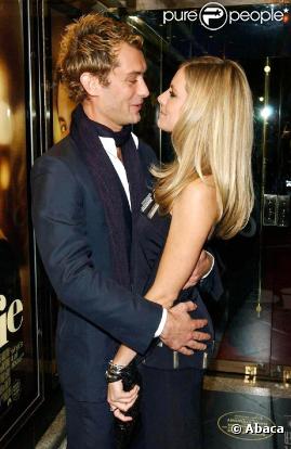Sienna Miller et Jude Law