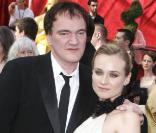 Quentin Tarantino et Diane Kruger sur le tapis rouge des Oscars, le 7 mars 2010. 