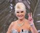 Ivana Trump et son ex-mari Rossano sur le plateau de l'émission italienne L'Isola dei Famosi. 05/05/2010