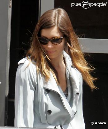 Jessica Biel à New York, le 6 mai 2010