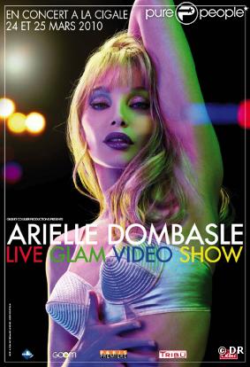 Live Glam Video Show d'Arielle Dombasle 