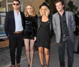 Joshua Jackson, Diane Kruger, Jordane Crantelle et Gaspard Ulliel au défilé Croisière de Chanel, à Saint-Tropez.