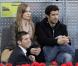 Luis Figo et sa femme Helen assistent à la rencontre opposant Rafael Nadal à l'Ukrainien Dolgopolov, le 12 mai 2010 lors du tournoi de Madrid