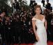 Elsa Pataky sur le tapis rouge du Festival de Cannes, avant la projection de You Will Meet A Tall Dark Stranger, de Woody Allen, le 15 mai 2010