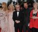 L'équipe de You Will Meet A Tall Dark Stranger : Lucy Punch, Naomi Watts, Woody Allen, Josh Brolin, Gemma Jones sur le tapis rouge de Cannes, le 15 mai 2010