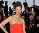Maria Jurado sur le tapis rouge du Festival de Cannes, avant la projection de You Will Meet A Tall Dark Stranger, de Woody Allen, le 15 mai 2010