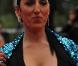 Rossy de Palma sur le tapis rouge du Festival de Cannes, avant la projection de You Will Meet A Tall Dark Stranger, de Woody Allen, le 15 mai 2010