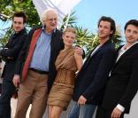 L\'équipe du film lors du photocall du film La Princesse de Montpensier de Bertrand Tavernier. Le 16 mai 2010 à Cannes.