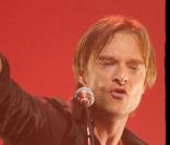 Johnny Hallyday et David Hallyday sur la même scène à la Cigale