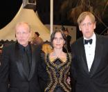 Pascal Greggory, Lodge Kerrigan et Géraldine Pailhas sur le tapis rouge du festival de Cannes le 20 mai 2010