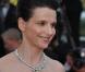 Juliette Binoche lors du dernier tapis rouge du 63e festival de Cannes le 23 mai 2010