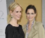 Sarah Paulson et Amanda Peet lors de l'avant-première à New York de Sex and The City 2 le 24 mai 2010