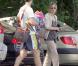 Cristina d'Espagne et son mari Iñaki Urdangarin étaient à Washington avec leurs quatre enfants début mai 2010.