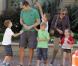 Cristina d'Espagne et son mari Iñaki Urdangarin étaient à Washington avec leurs quatre enfants début mai 2010.