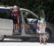 Cristina d'Espagne et son mari Iñaki Urdangarin étaient à Washington avec leurs quatre enfants début mai 2010.