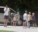 Cristina d'Espagne et son mari Iñaki Urdangarin étaient à Washington avec leurs quatre enfants début mai 2010.