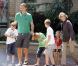 Cristina d'Espagne et son mari Iñaki Urdangarin étaient à Washington avec leurs quatre enfants début mai 2010.