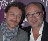 Jean-Paul Rouve et Olivier Baroux au  Heaven's Floor by Albane , à l'occasion du 63e Festival de Cannes, en mai 2010.