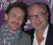 Jean-Paul Rouve et Olivier Baroux au  Heaven's Floor by Albane , à l'occasion du 63e Festival de Cannes, en mai 2010.