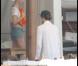 Kate Moss tourne une pub à Saint-Barthélémy. Mai 2010