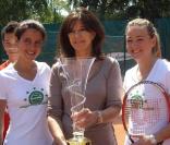 Tournoi des personnalités, vendredi 4 juin 2010 : Clémence Castel et Anne-Laure Sibon 