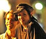 Marilyn Manson, très souriant, avec sa belle Evan Rachel Wood, à New York, le 29 mai 2010