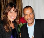 Shirley Bousquet et Pascal Légitimus lors de la Nuit des Médias au théâtre Marigny le 7 juin 2010 à Paris