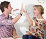 Emily Van Camp et Luke Macfarlane au Festival de la télévision à Monte Carlo le 8 juin 2010