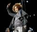 Whitney Houston donne un concert à Stockholm, le 8 juin 2010.