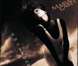 Mariah Carey sur la pochette de son album  Emotions  sorti en 1991 