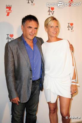 Alexandre Fabres et Rebecca Hampton à la Fête de la Télévision, organisée au Showcase. 15/06/2010