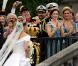 Le 19 juin 2010, la princesse héritière Victoria de Suède a épousé le roturier Daniel Westling en la cathédrale Storkyrkan, devant 1100 convives de marque. Puis ils rejoint le palais en barge pour une fête dans les jardins et le banquet nuptial.